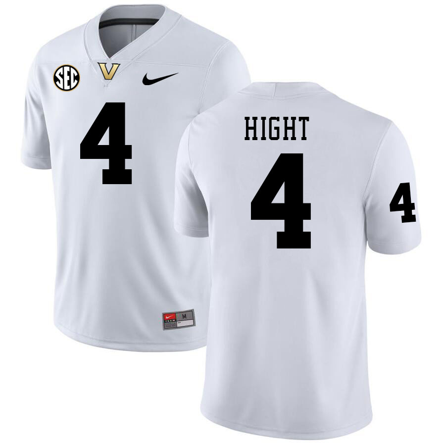 Martel Hight Jersey, Vanderbilt Commodores #4 Martel Hight Football Jersey, Uniforms-White Martel Hight Jersey, Vanderbilt Commodores #4 Martel Hight Football Jersey, Uniforms-White